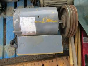 lot 14 image: Century Single Phase 10 HP AC Motor