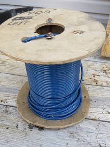 lot 76 image: #6 Blue Stranded Copper Wire