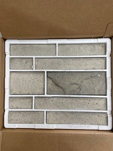 lot 7 image: 6 boxes Airstone Spring Creek Gray 2 - 4 in. x 4 - 12 in. Cement Standard Primary Wall Tiles (8 sq. ft.case)