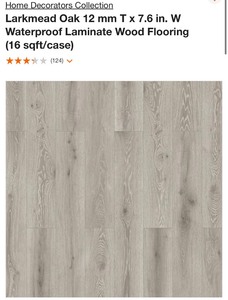 lot 44 image: 11 Cases - Home Decorators - Lake Mead Oak Laminate Flooring (175 Sq Ft)