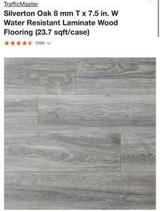 lot 46 image: 5 Cases - Traffic Master - Silverton Oak Laminate Flooring (118 Sq Ft)