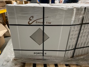 lot 47 image: Pallet of Porto II Fawn Matte Concrete Look Porcelain Floor and Wall Tile (416 SQ FT)
