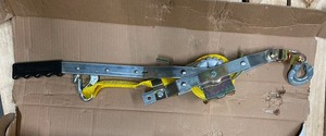 lot 66 image: Massdam 2,000 lb. 1-Ton Capacity 12 ft. Max Lift 101 Leverage Web Strap Puller Come Along Tool
