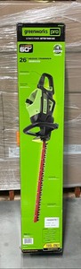 lot 70 image: New Greenworks Pro 60V 26 Brushless Hedge Trimmer (Tool Only)