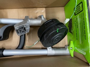 lot 72 image: New Greenworks PRO 16 in. 60V Battery Cordless Attachment Capable String Trimmer (Tool Only)
