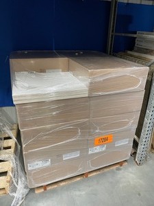 lot 73 image: 4 cases Armstrong Ceilings Textured 2 ft. x 2 ft. Lay-in Ceiling Tile (64 sq. ft.  Case)