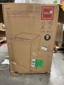 lot 84 image: RCA 20 in. 3.0 cu. ft. Portable Top Load Washing Machine in White - New