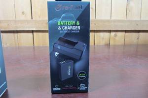 lot 21 image: Digipower - BP-LPE17 digital camera battery & charger kit, Replacement for Canon LP-E17 battery pack - Black