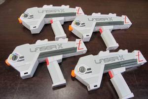 lot 67 image: Laser X - Laser Tag Gun - Set Of Four