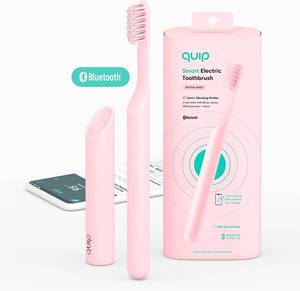 lot 54 image: Quip Adult Smart Electric Toothbrush - Pink