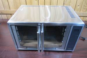 lot 99 image: Oster Air Fryer Oven, 10-in-1 Countertop Toaster Oven, XL Fits 2 16 Pizzas, Stainless Steel French Doors