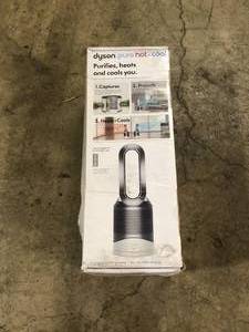 lot 1 image: Dyson Pure Hot  Cool, Air Purifier, Heater  Fan with HEPA filter, HP01 Customer Returns See Pictures