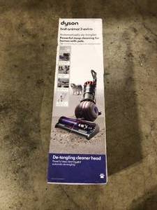 lot 13 image: Dyson Ball Animal 3-Extra Bagless Upright Vacuum Cleaner for Multi Surface with Pet Groom Tool  Customer Returns See Pictures