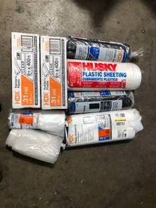 lot 42 image: Lot of Assorted Plastic Wrap and Hardware Various Models and Conditions  Customer Returns See Pictures