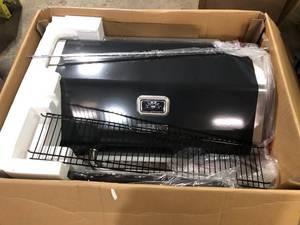 lot 48 image: Nexgrill Deluxe 6-Burner Propane Gas Grill in Slate with Ceramic Searing Side Burner   Customer Returns See Pictures