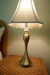 2 very unique vintage lamps with a sleek look