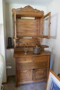 Large wood 2 piece bar