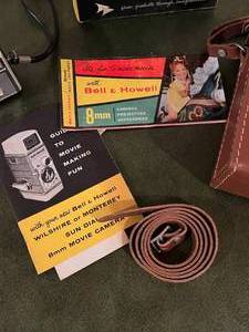 lot 11 image: Vintage Bell & Howell 8MM Movie Camera & Kodak Camera