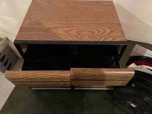 lot 15 image: VHS Cassette Holders and Records with Holder