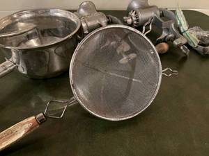 lot 25 image: 2 Meat Grinders and Sifters