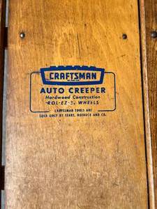 lot 43 image: Auto Creeper and Car Ramps