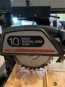 lot 73 image: Craftsman 10 Radial Arm Saw