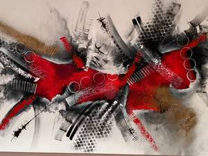 lot 7 image: Modern Oil on Canvas - Peinato
