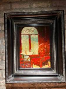 lot 4 image: Oil on Canvas Painting