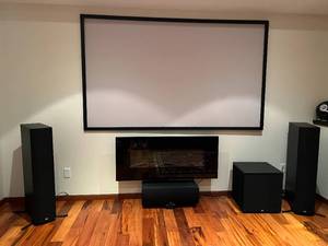 lot 9 image: Cinema Screen and Projector