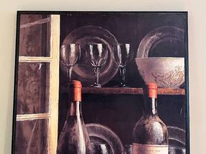 lot 18 image: Wood Wine Print