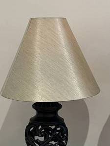 lot 28 image: Pair of Brown Lamps