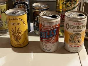 lot 56 image: Vintage Pop and Beer Bottles and Cans