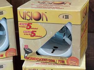 lot 54 image: 4 Can Ceiling Lights - New in Box