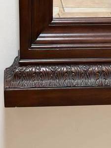 lot 72 image: Large Wood Mirror