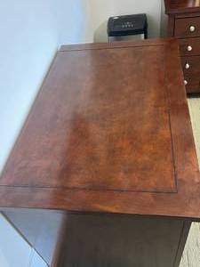 lot 74 image: Wood File Cabinet - Matches Lot 73