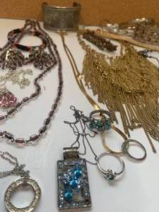VTG Jewelry Mix Glass, 925,