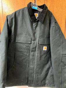 Black CARHARTT 2XL Canvas Coat