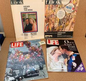 4 Look Life Magazines 1971 Nixon