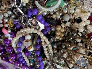 Full Bin Costume & Crafting Jewelry