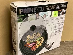Prime Cusine Electric Grill w Lid