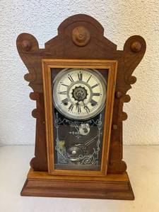 Walnut Waterbury Clock