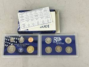 2001 US Mint Proof Set - State Quarters