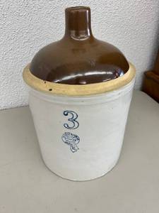 3 Gallon Buckeye Pottery Jug