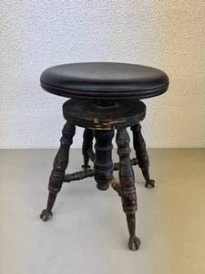 Claw Foot Piano Stool