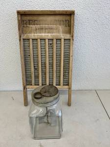 Wash Board & Churn
