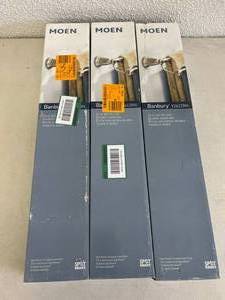 lot 274 image: 3 - 24 Towel Bars - Brushed Nickel