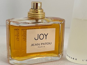 lot 71 image: Issey Miyake L eau DIssey eau de Toilette 1.6 Ounces Partial Bottle & Joy Jean Patou Paris 2.5 ounces