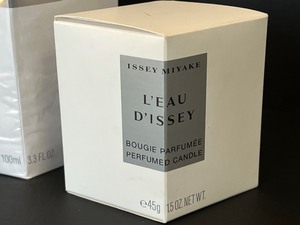 lot 72 image: New Issey Miyake L eau DIssey eau de Toilette 3.3 Ounces & New Issey Miyake Candle