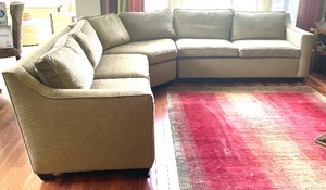 lot 5 image: Sensational Sectional Sofa