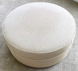 lot 31 image: Swaim Circular Upholstered Ottoman